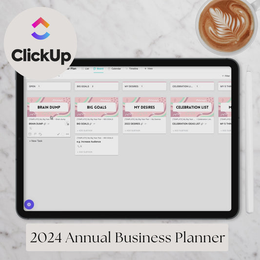 2024 Annual Planning - Clickup Template