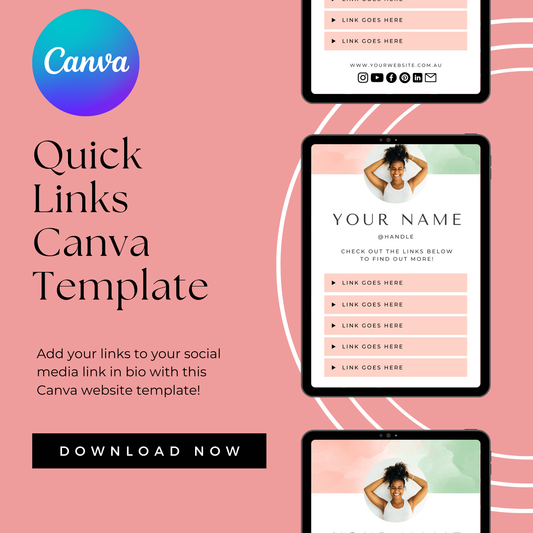 Quick Links - Canva Template